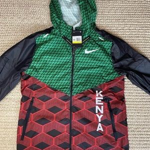 Nike Team Kenya Shieldrunner running Jacket Size Small Brand New